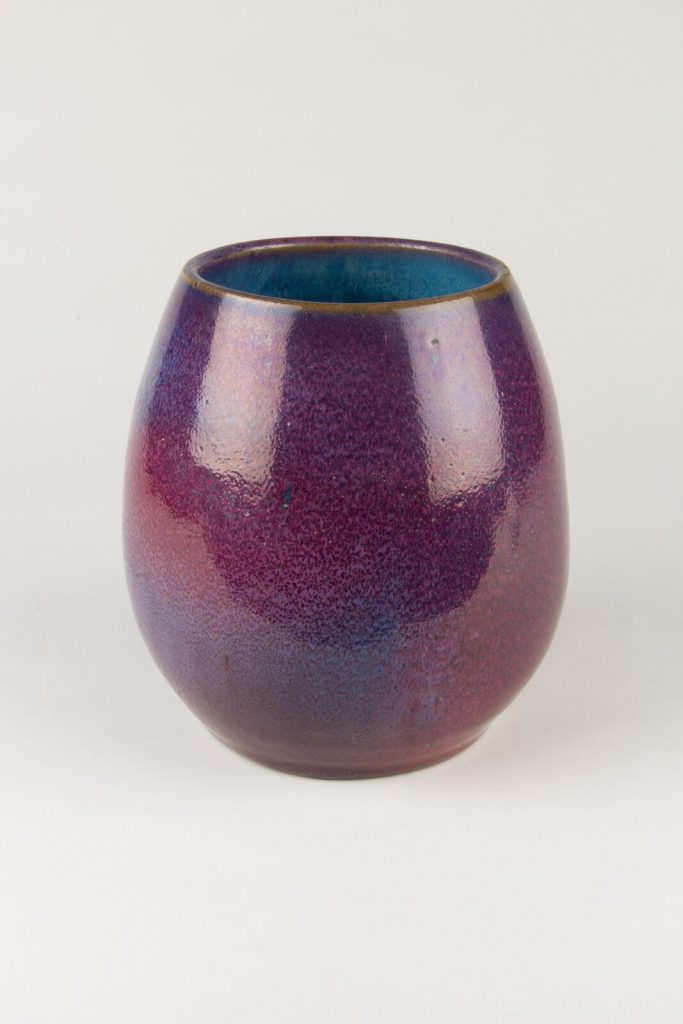 Jun ware vase with purple splashed glaze, Song dynasty, The Met